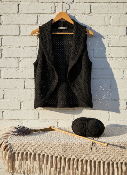 Black Sun Vest Banner