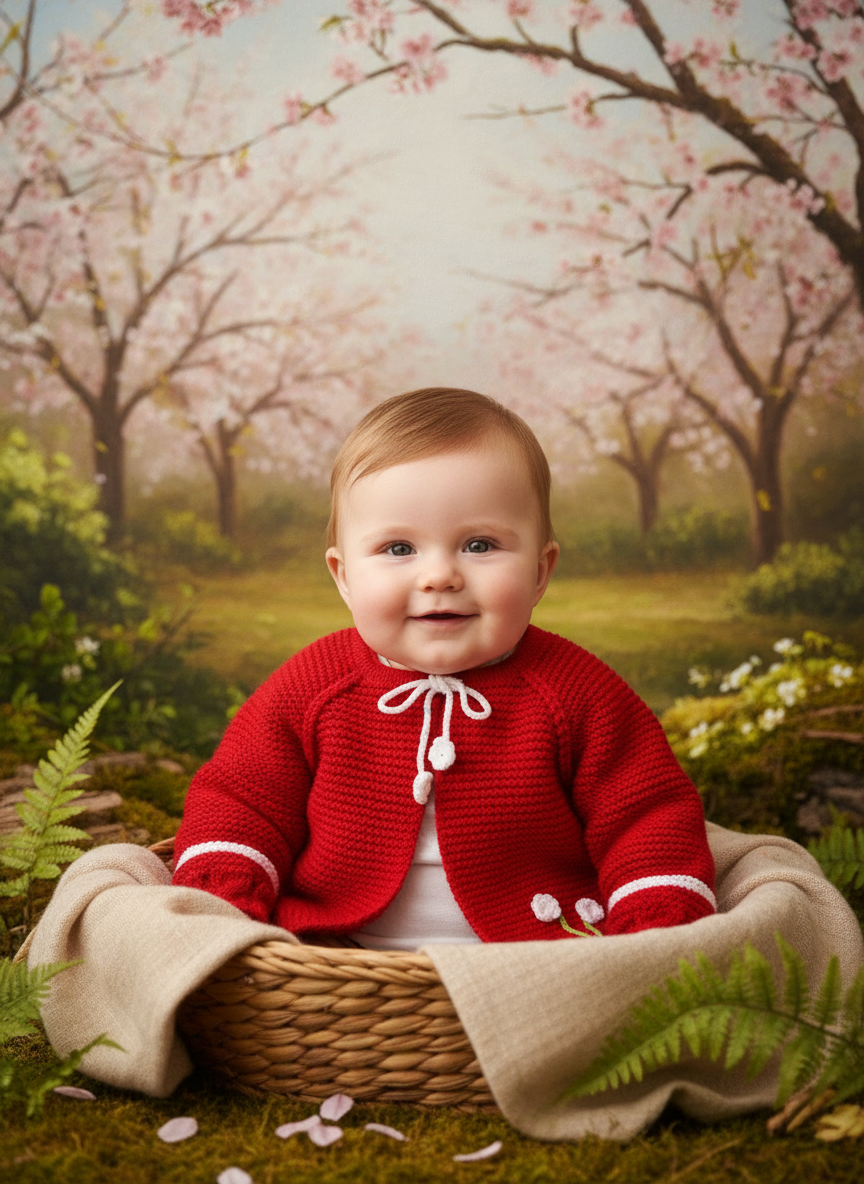 Cherry Bloom - On baby model