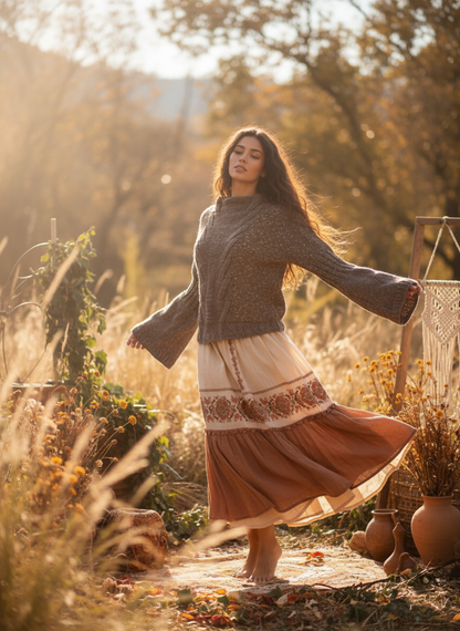 Earthbound Sweater Natural Setting