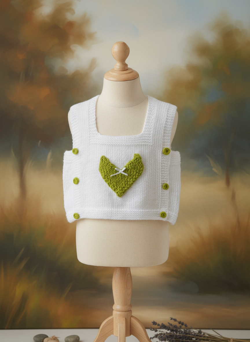 Little Heart Baby Vest - Photo 1