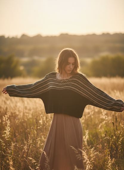 Mountain Path Sweater Natural Setting
